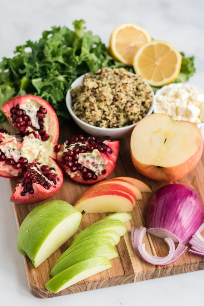 Kale and Quinoa Salad Recipe with Simple Lemon Dressing