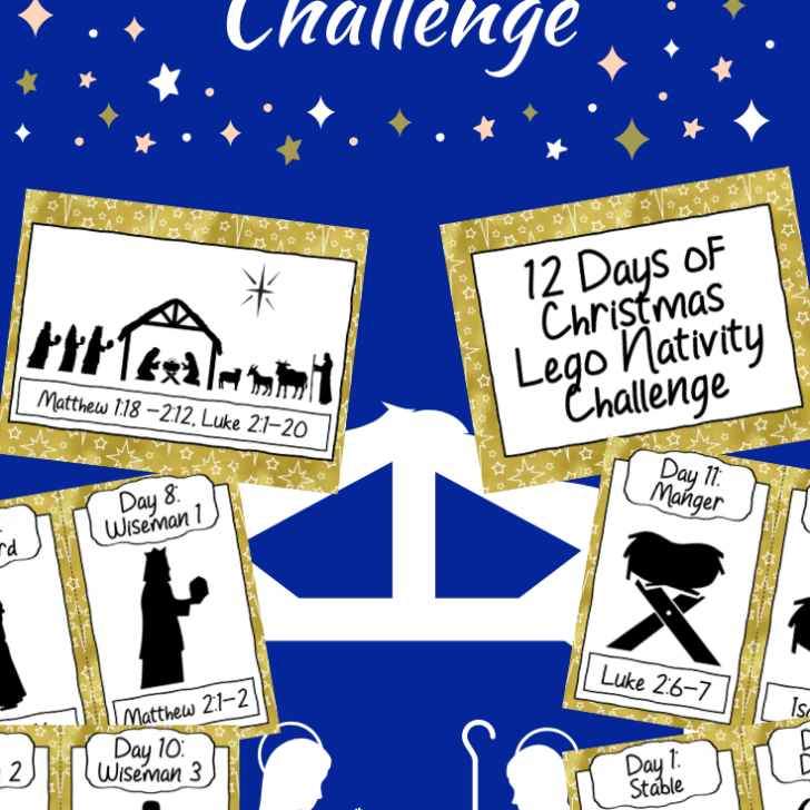 12 Days of Christmas LEGO Nativity Challenge