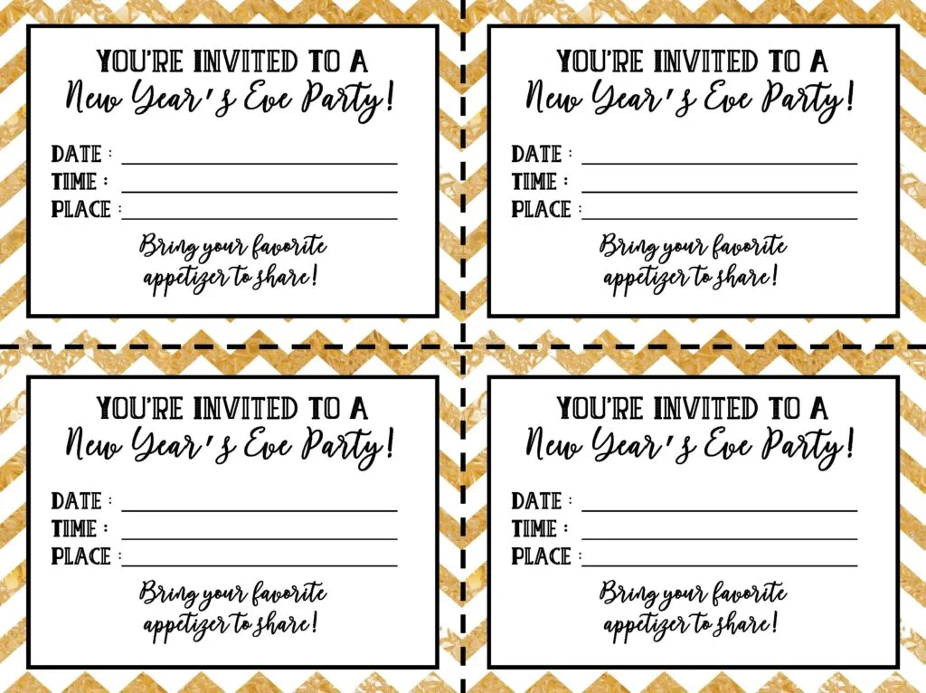 New Year Eve Party Kit Free Printable