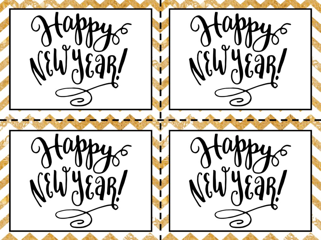 Printable New Year's Party Kit: Celebrate in Style with DIY Decorations and Games