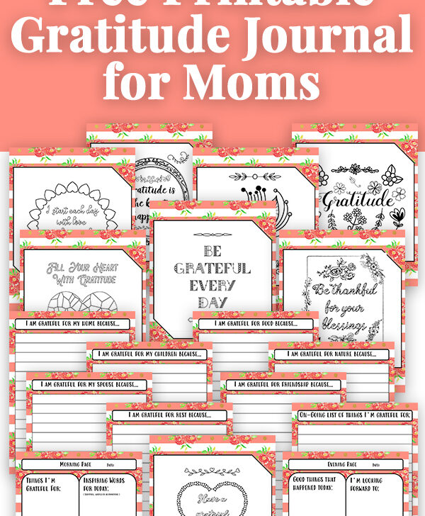 Free Gratitude Journal Printable for Moms