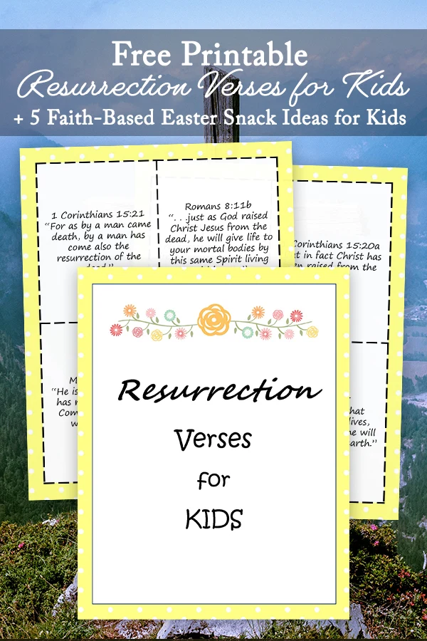 Free Printable Resurrection Verses for Kids