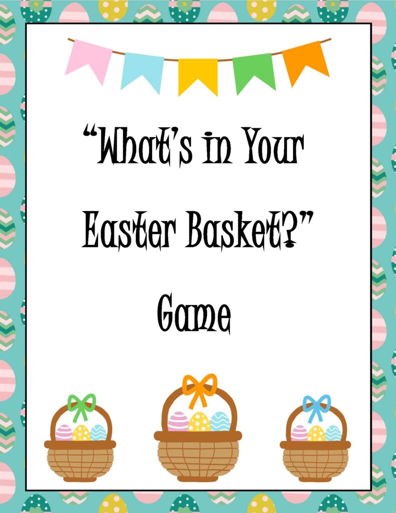 What's in Your Easter Basket Game