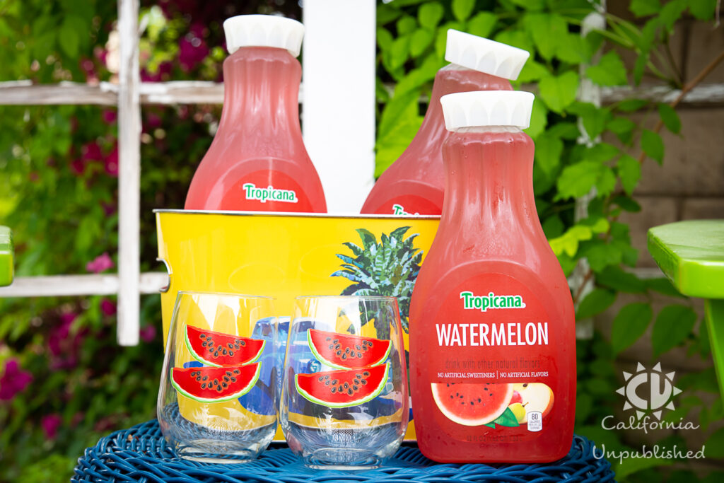 Tropicana® Watermelon - Backyard Family Staycation Ideas