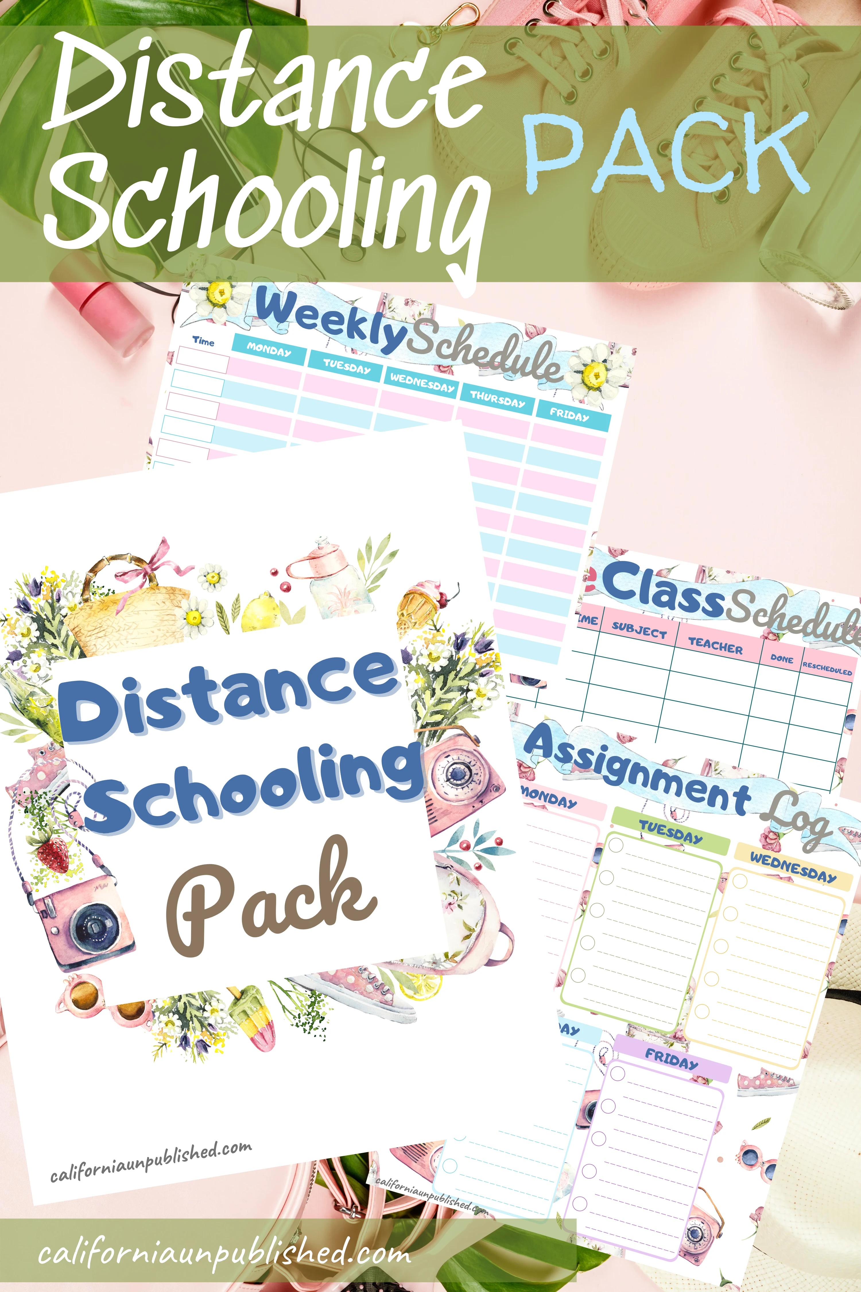 How to Make The Best of Distance Learning - Free Distance Learning Planner Printable