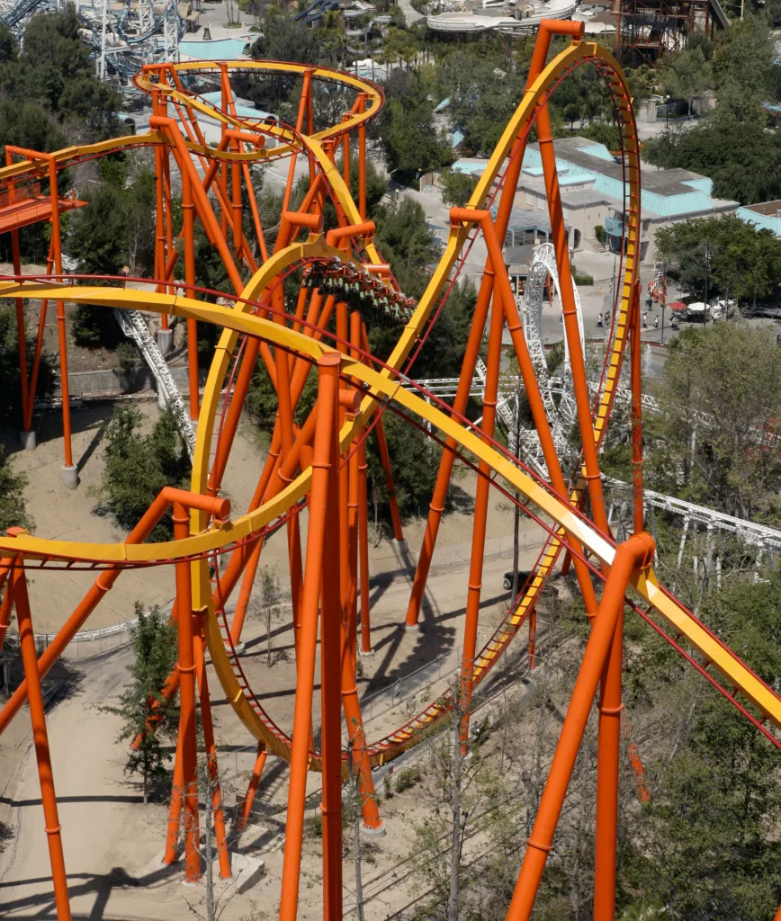 Tatsu - California is home to many world-renowned amusement parks boasting some of the best roller coasters in the U.S. Here are 10 best roller coasters in California: