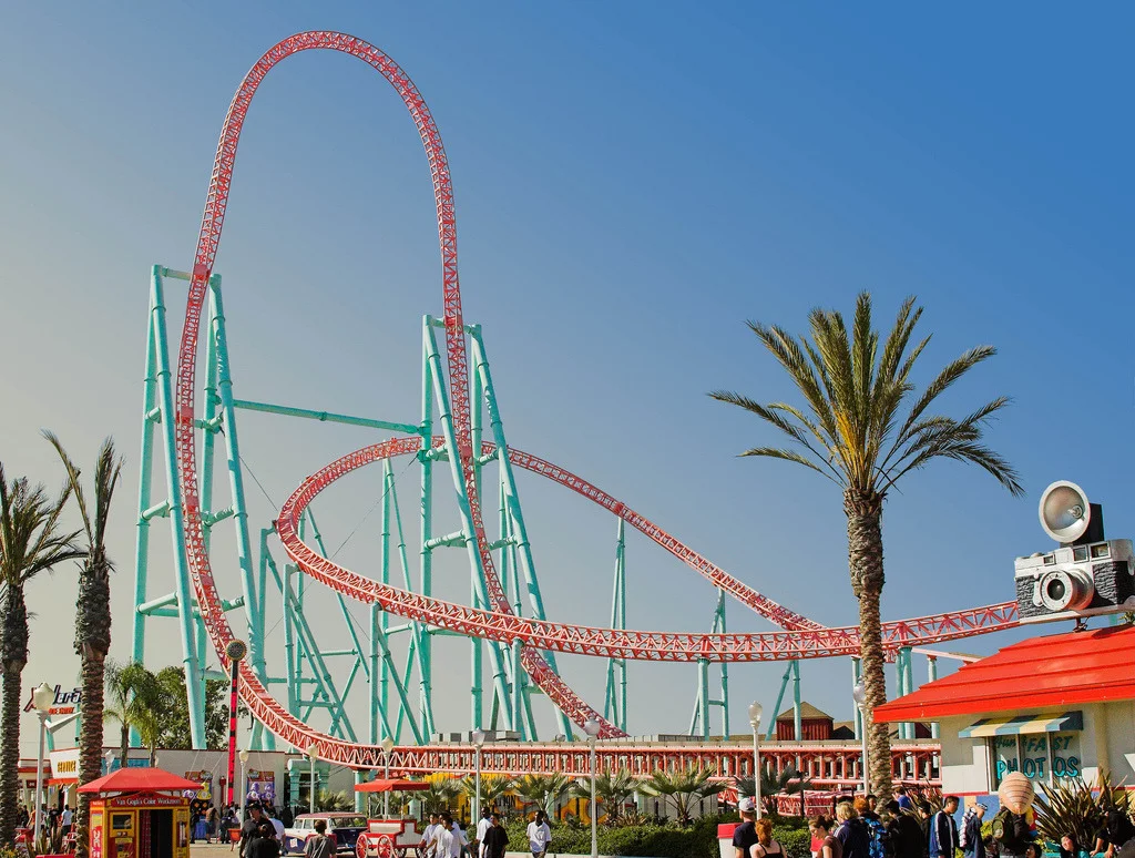 Xcelerator - California is home to many world-renowned amusement parks boasting some of the best roller coasters in the U.S. Here are 10 best roller coasters in California: