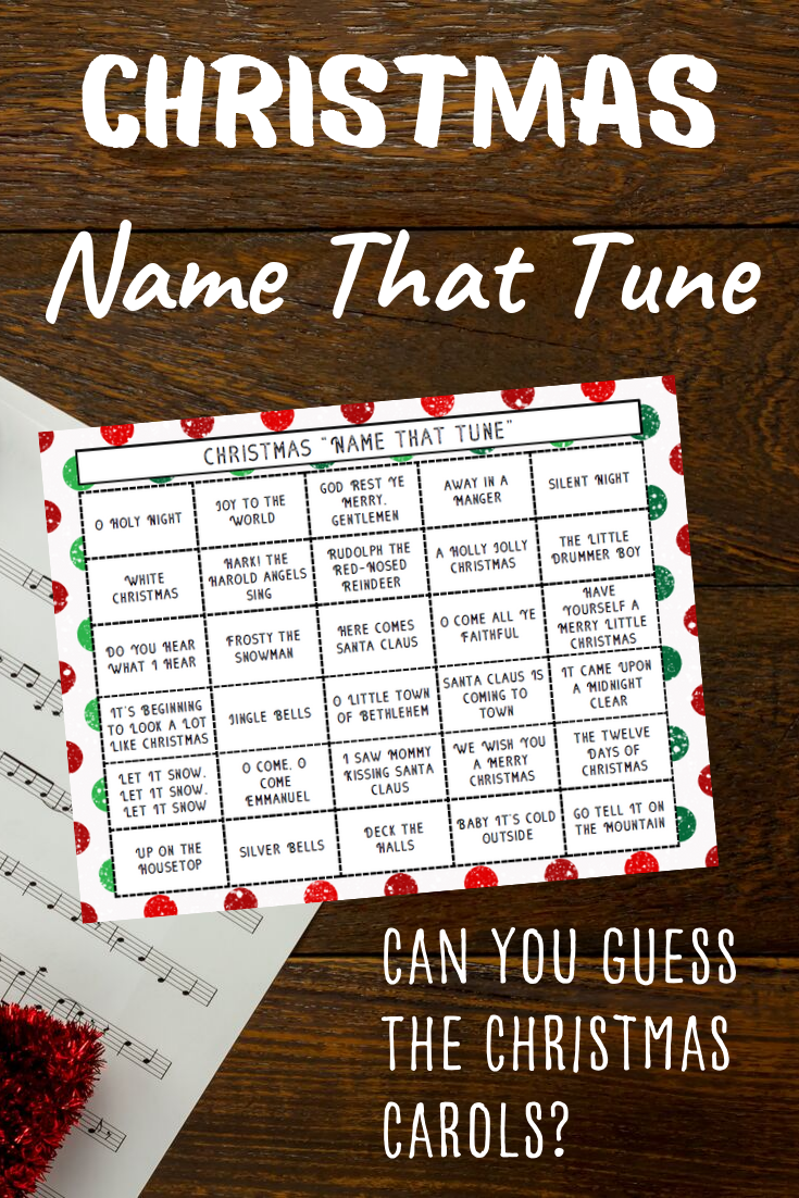 Christmas Name That Tune A Fun Holiday Game for All Ages (Free