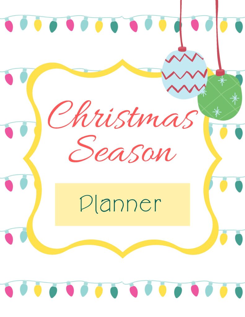 Free Printable Christmas Season Planner
