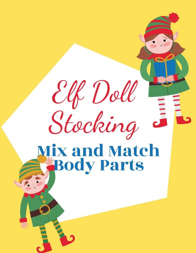 Elf Doll Stocking Mix and Match Body Parts
