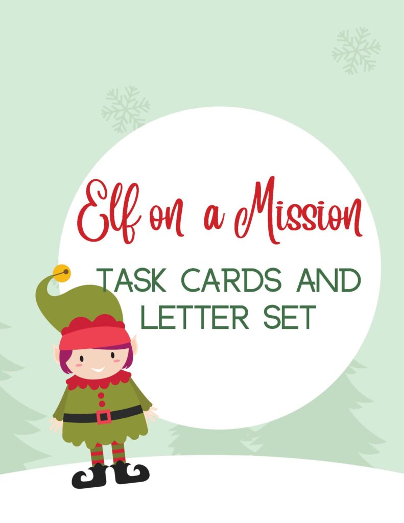 Elf on a Mission Free Printable