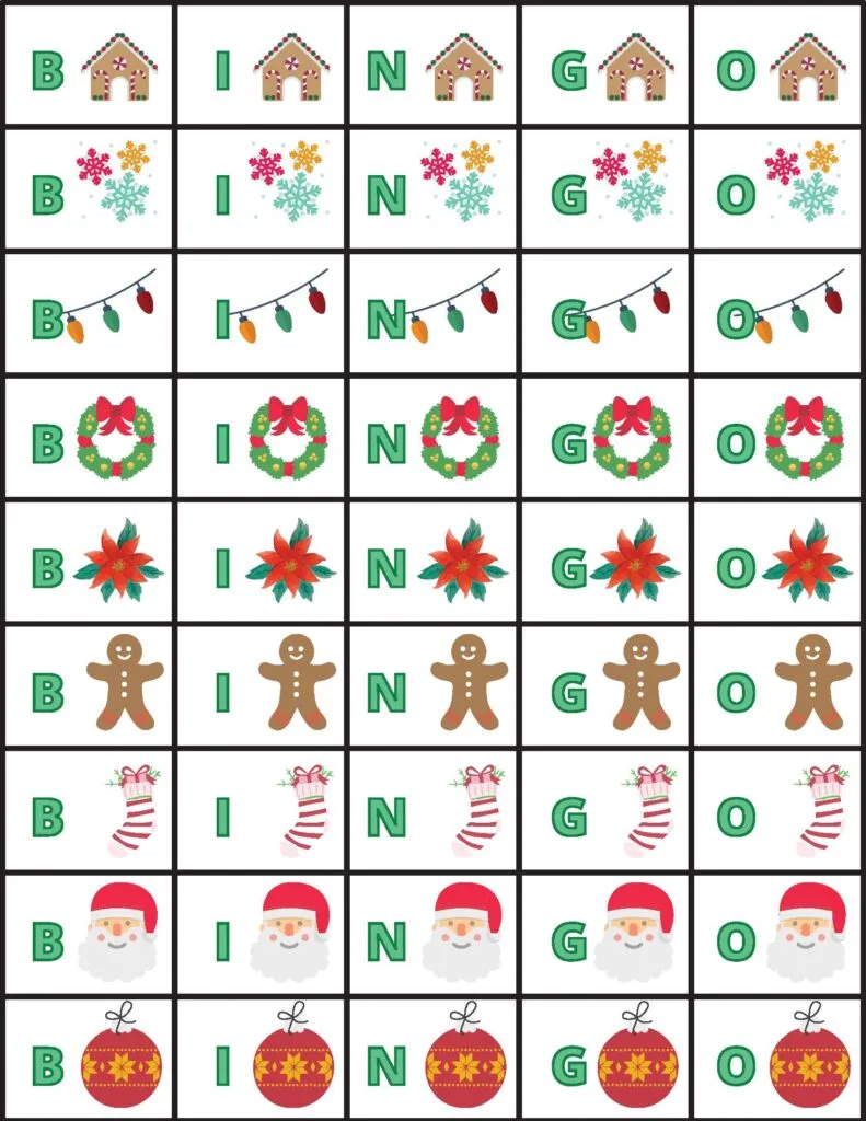 Christmas Bingo Game: A Fun and Festive Holiday Activity for All Ages