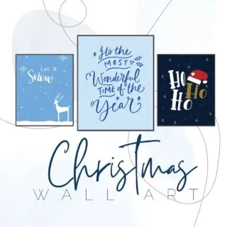 Free Printable Christmas Wall Art: Festive Decor for Your Home