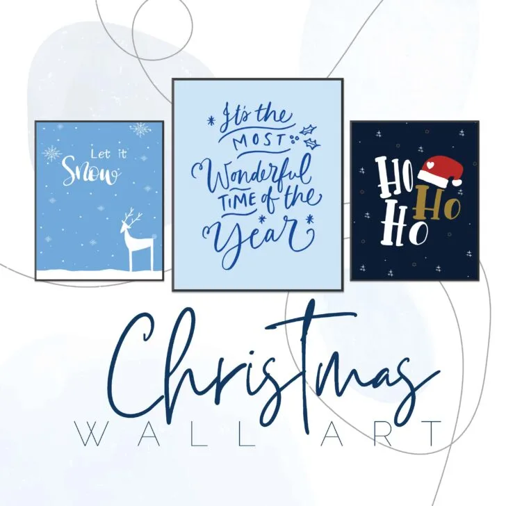 Free Printable Christmas Wall Art: Festive Decor for Your Home