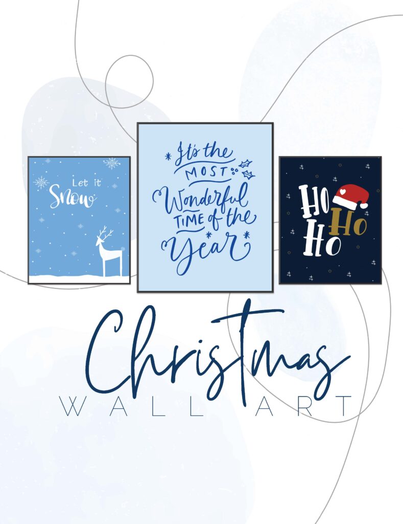 Free Printable Christmas Wall Art: Festive Decor for Your Home