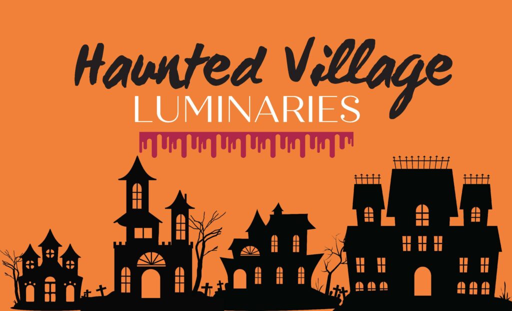 Printable Haunted Village Luminaries