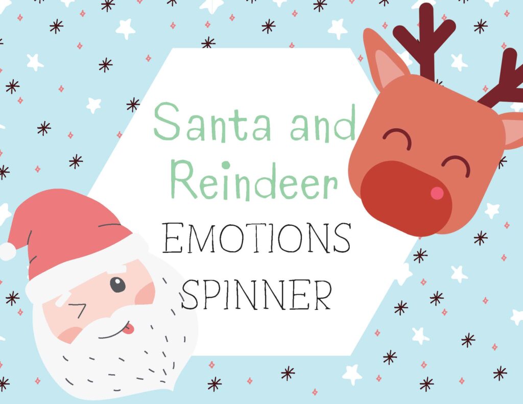 Santa and Reindeer Emotions Spinner
