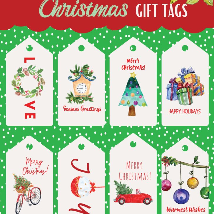 Free Printable Christmas Gift Tags: Add a Personal Touch to Your Gifts