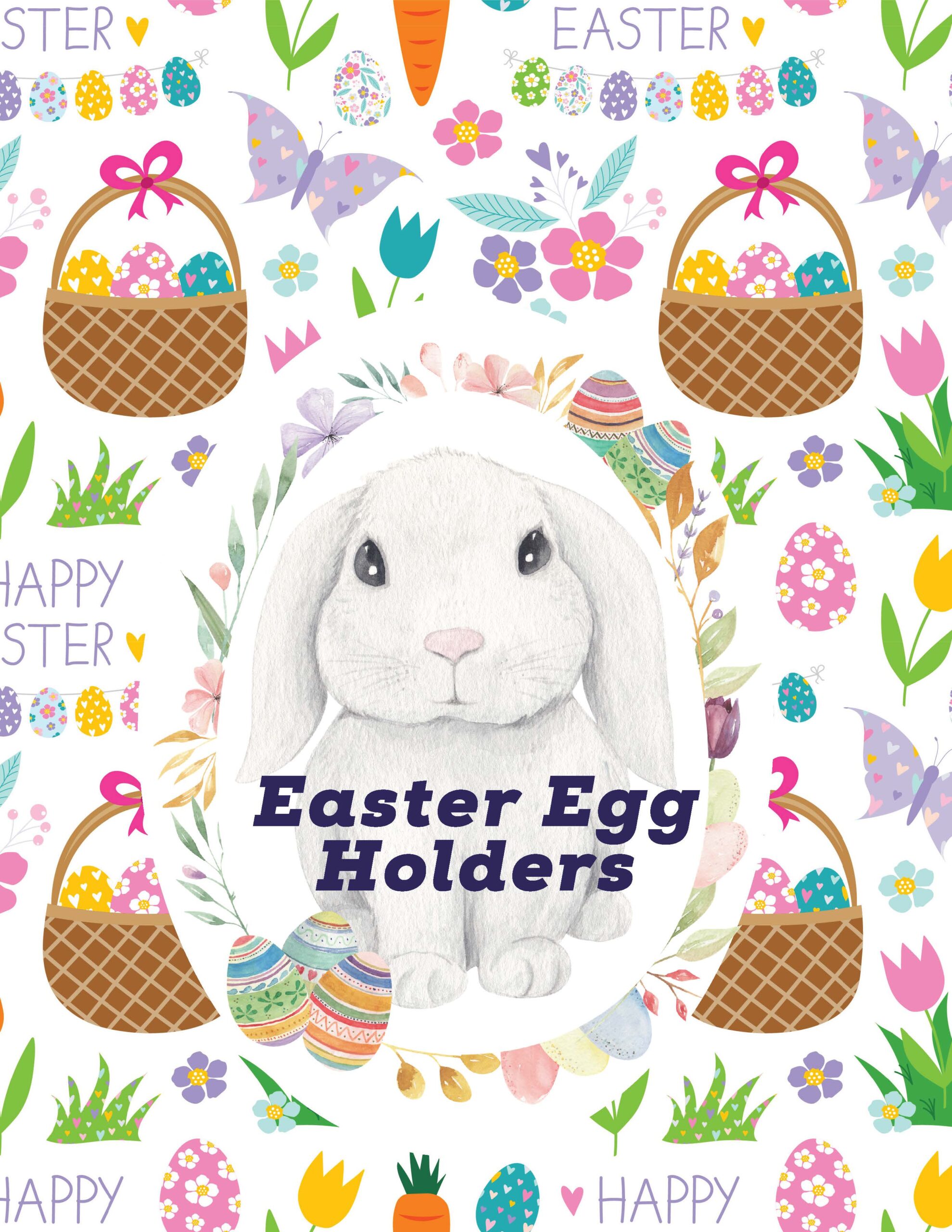 Easter Egg Holders Free Printable