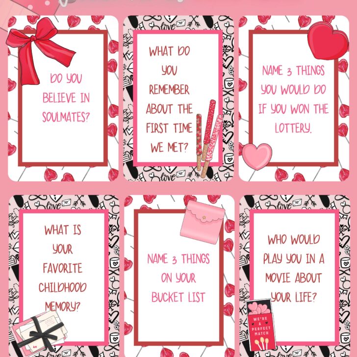 Valentine Conversation Cards: Fun and Romantic Ideas for Couples