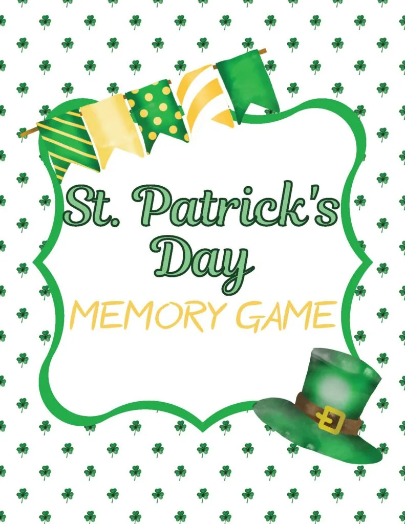 St. Patrick's Day Memory Game