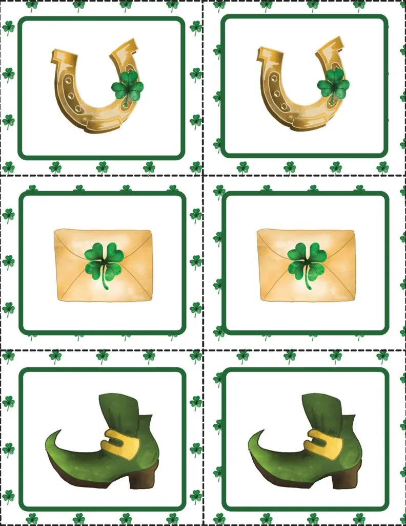 St. Patrick's Day Free Printable Memory Game: Fun and Festive Activity for All Ages
