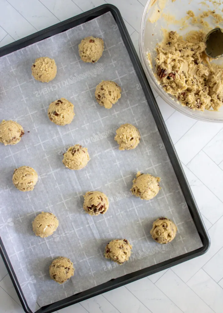 Kick off fall with these soft and chewy maple pecan cookies. Full of rich maple flavor with toasted pecans, you won't be able to eat just one! 