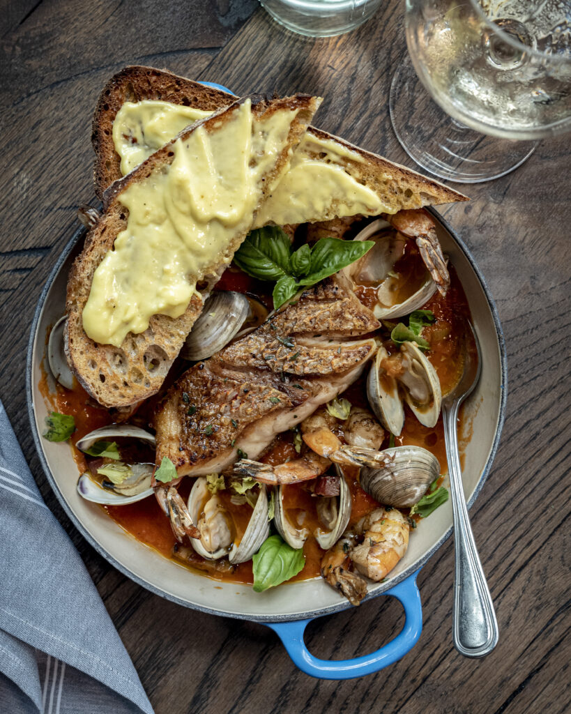 Snapper & Pernod-Infused Cioppino Recipe: A Delicious Seafood Dish