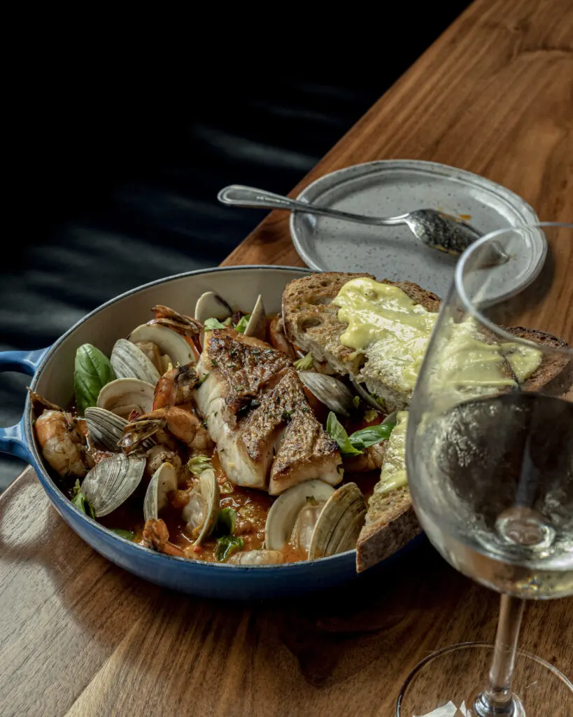 Snapper & Pernod-Infused Cioppino Recipe: A Delicious Seafood Dish