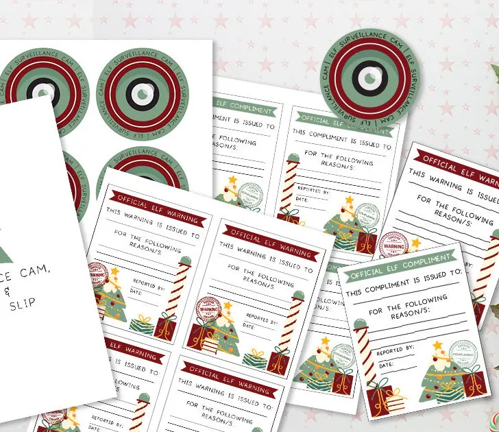 Free Printable Elf Cam: Capture Your Elf's Adventures with These Fun Printables