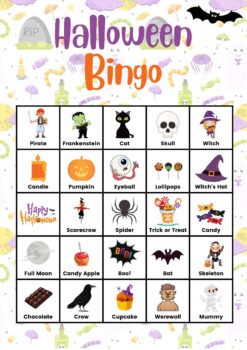 Free Printable Halloween Bingo: Spooky Fun for All Ages - California ...