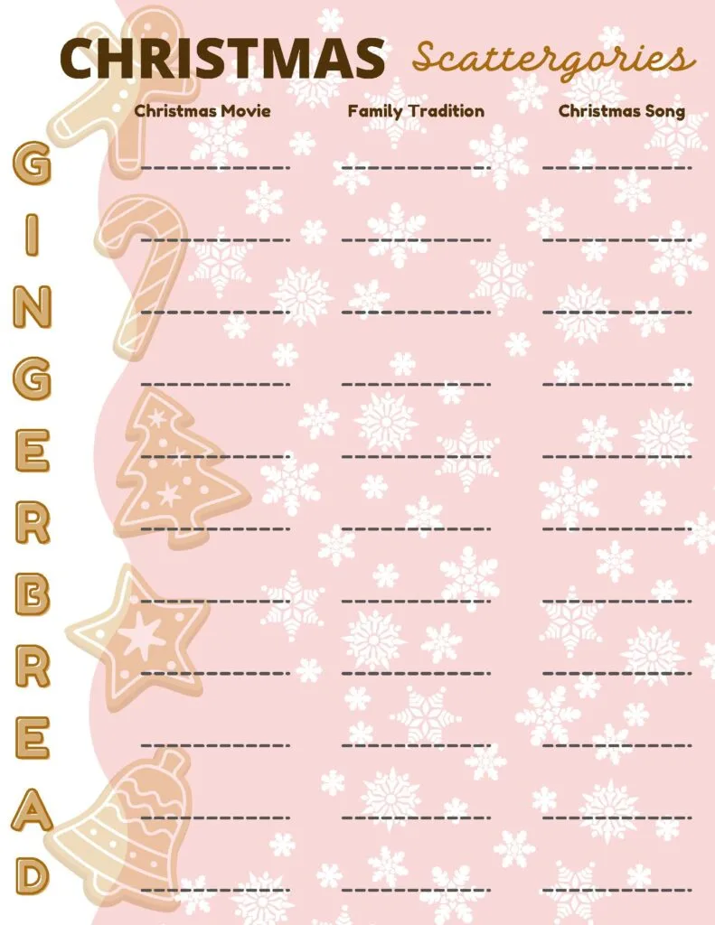 Christmas Scattergories: A Fun Holiday Game for All Ages