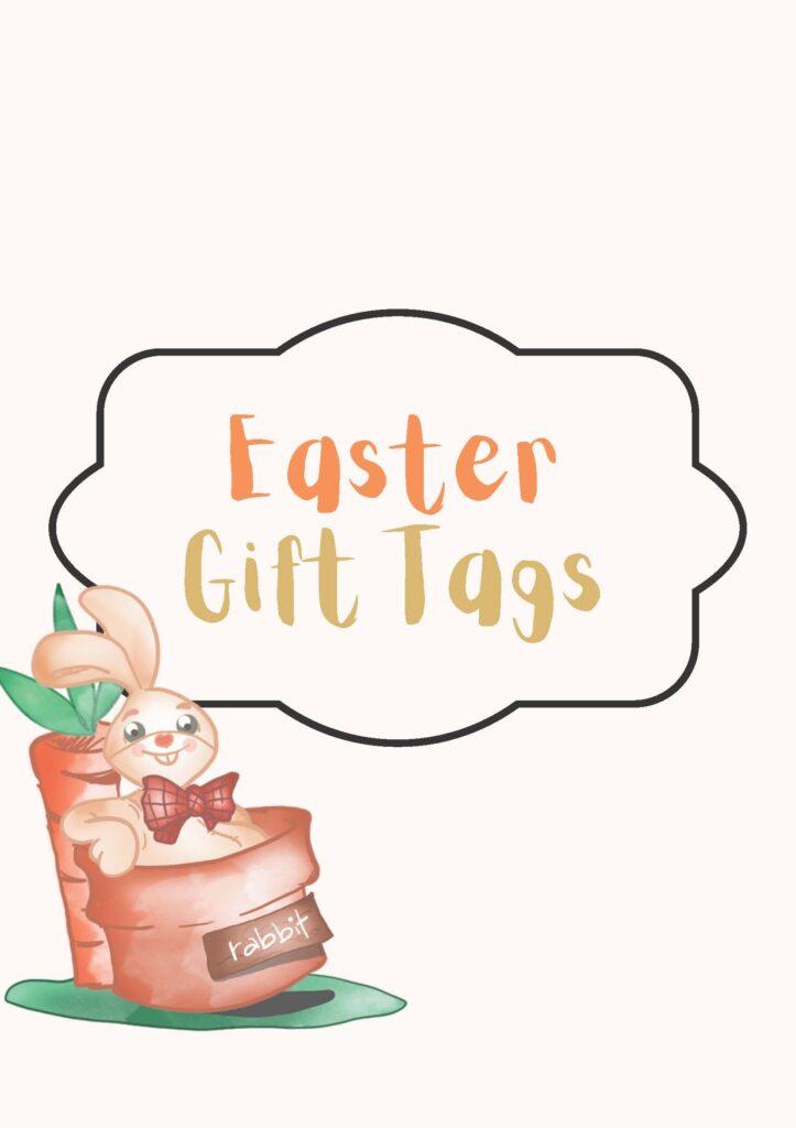 Free Printable Easter Gift Tags: Add a Personal Touch to Your Gifts
