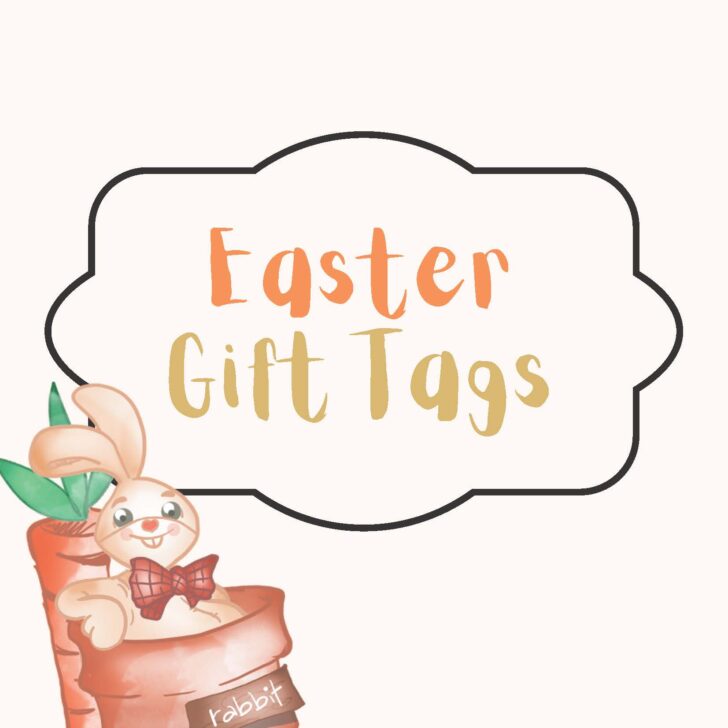 Free Printable Easter Gift Tags: Add a Personal Touch to Your Gifts