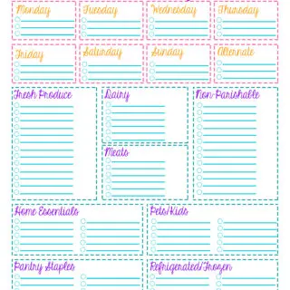 Free Printable Meal Planner and Recipe Cards: Organize Your Meals with Ease!