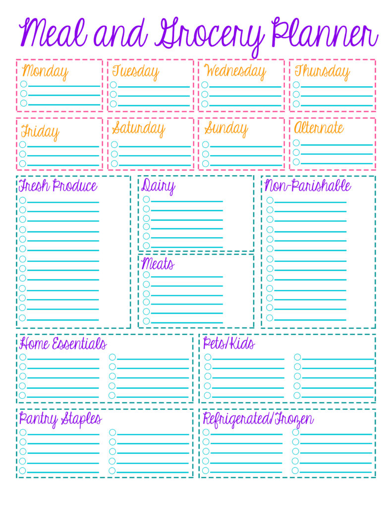 Free Printable Meal Planner and Recipe Cards: Organize Your Meals with Ease!