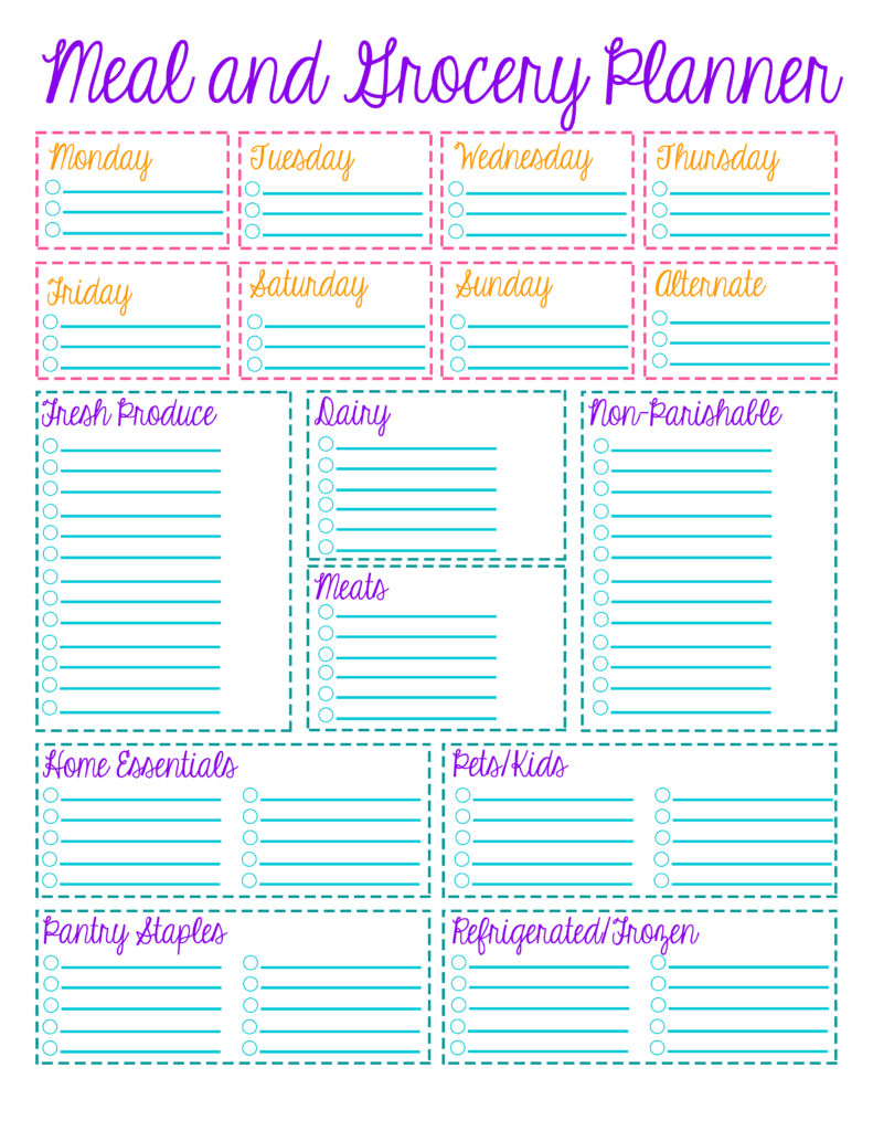Free Printable Meal Planner and Recipe Cards: Organize Your Meals with Ease!