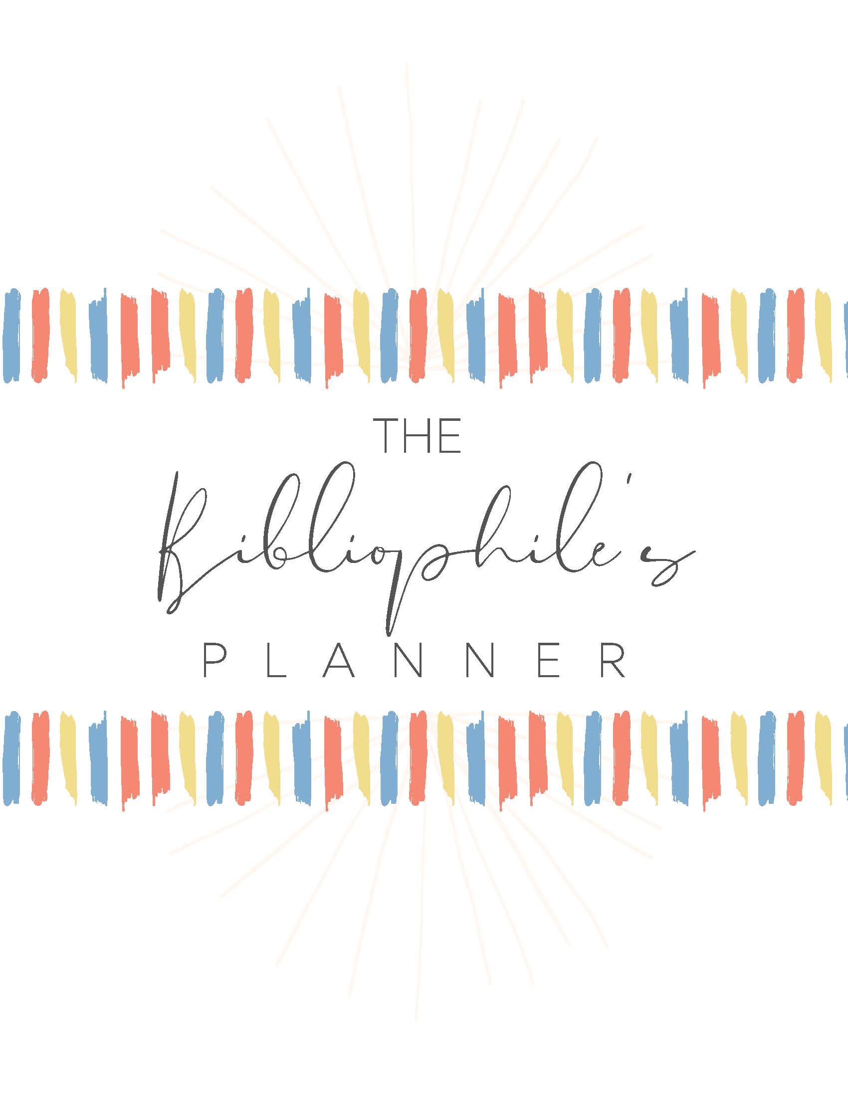 Free Printable Reading Planner: Organize Your Reading List and Track Your Progress