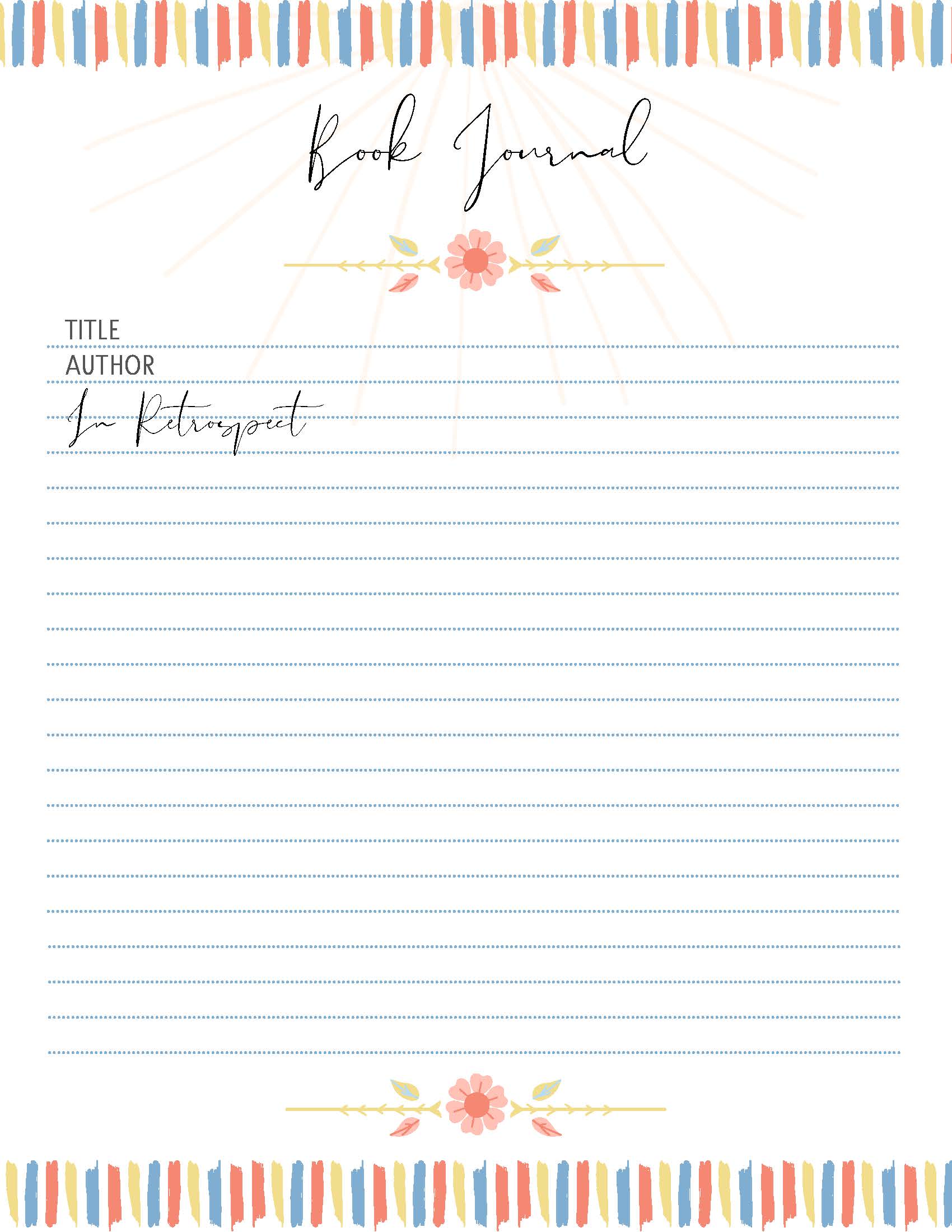 Free Printable Reading Planner: Organize Your Reading List and Track ...