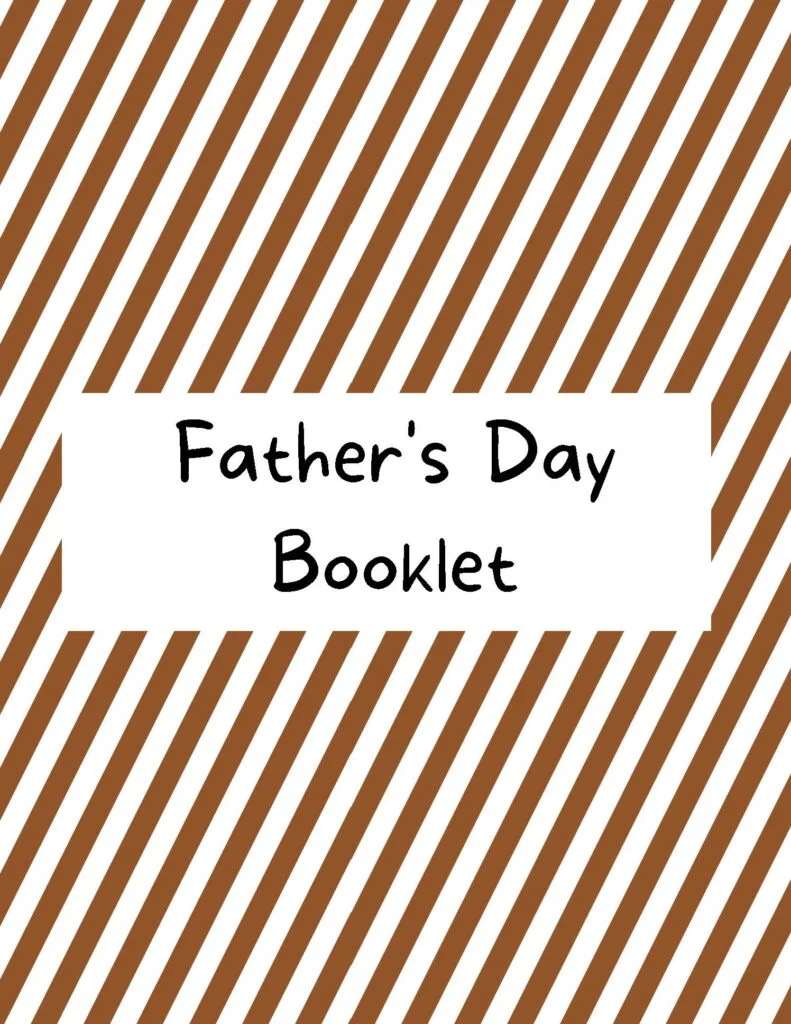 Free Printable All About My Dad Book: A Special Gift for Father's Day