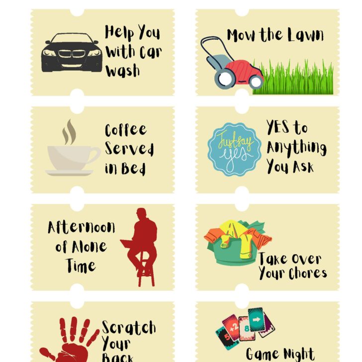 Free Printable Father's Day Coupon Book: Thoughtful and Fun Gift Ideas