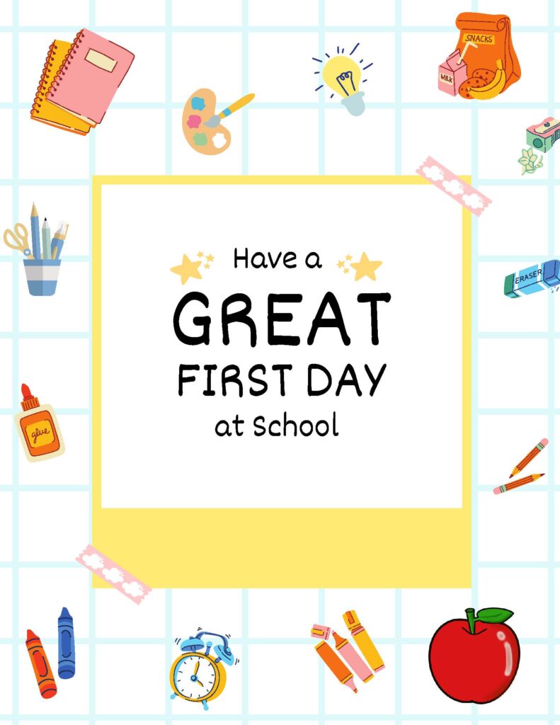 First Day of School / Last Day of School Printable: Capture Your Child's Milestones