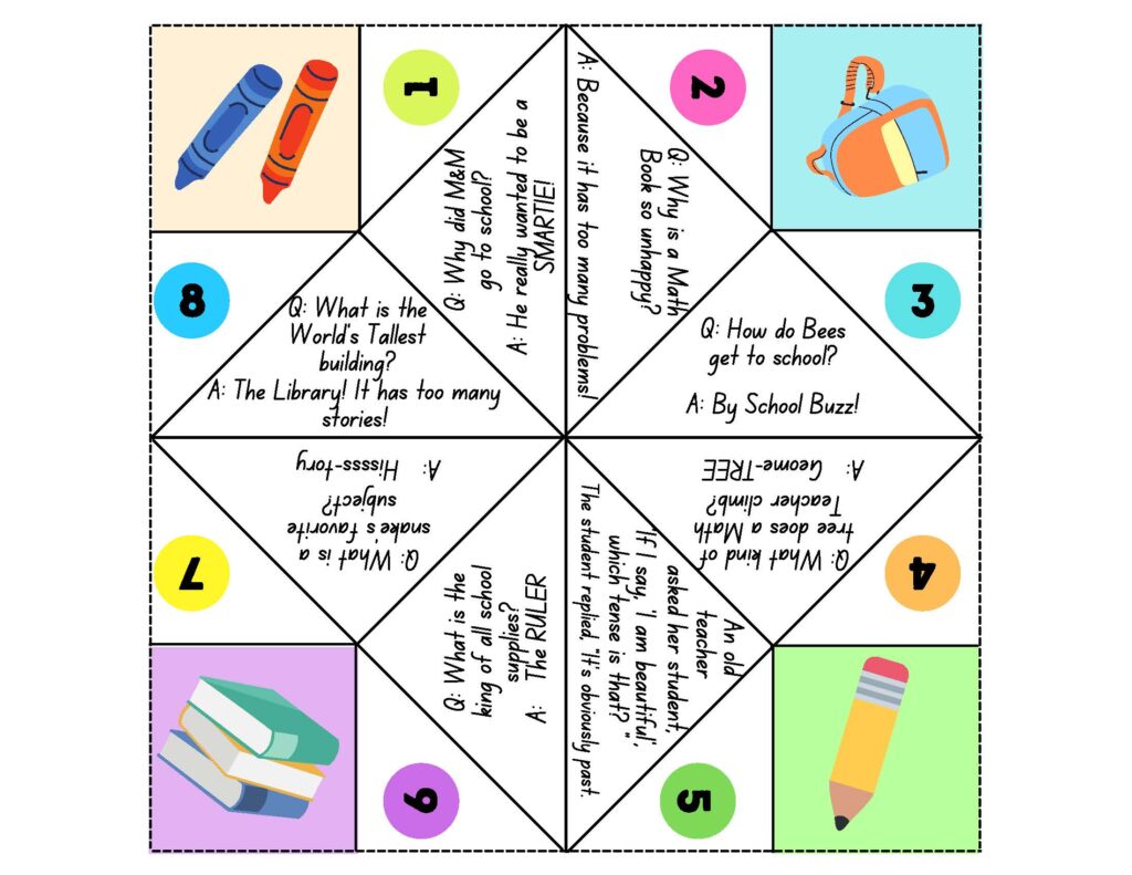 School Chatterbox Game: Fun Way to Break the Ice in Classrooms