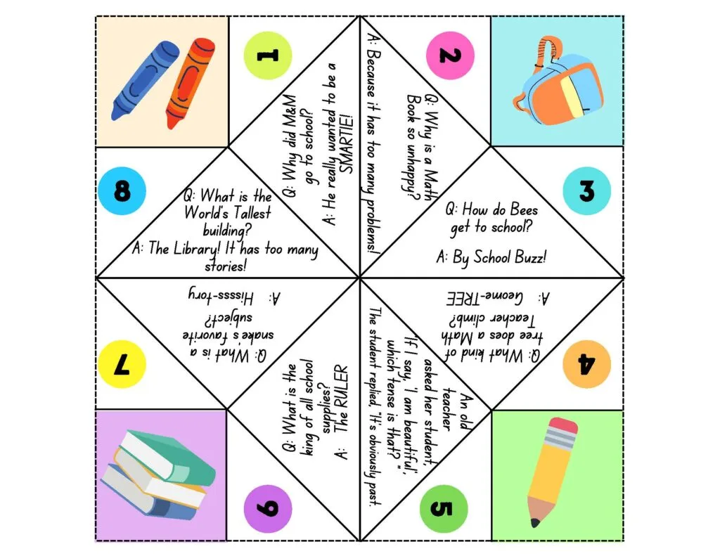 School Chatterbox Game: Fun Way to Break the Ice in Classrooms