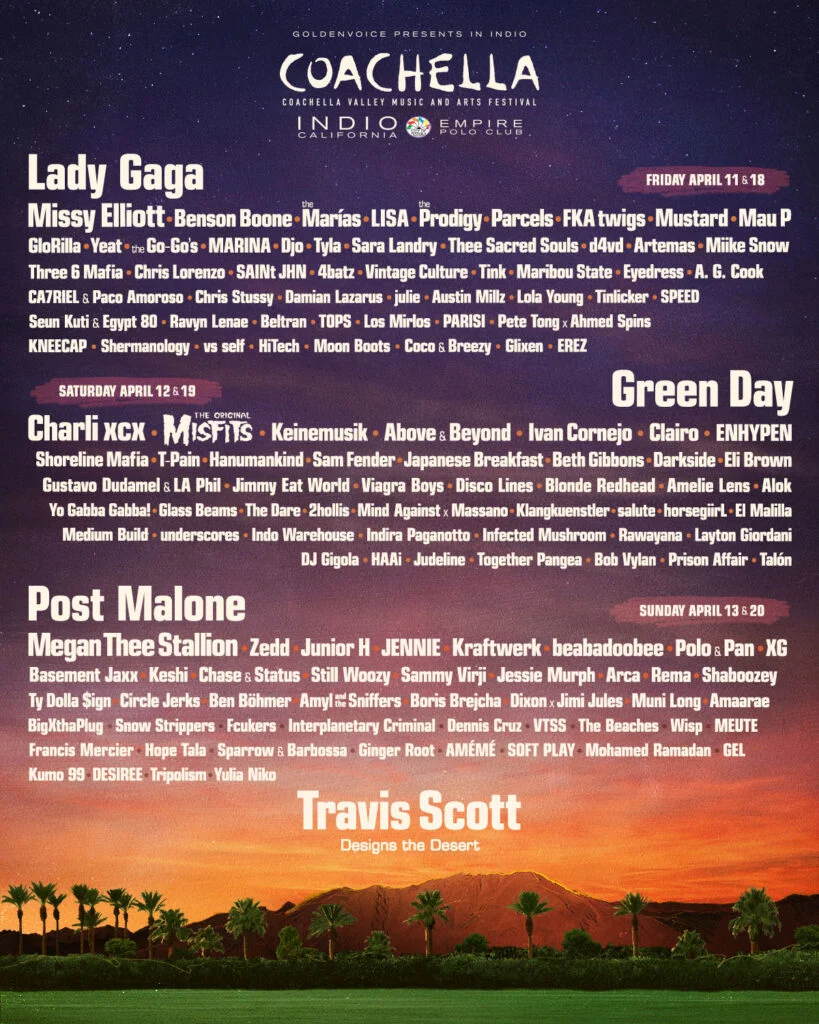 Coachella 2025: Your Ultimate Guide to Lineups, Dates, Events, and Activities 3 Coachella 2025: Your Ultimate Guide to Lineups, Dates, Events, and Activities